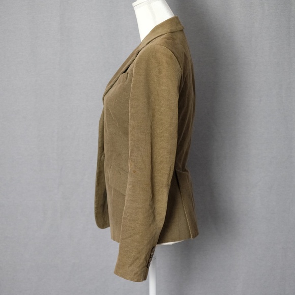 Zara Moss Fitted Corduroy Blazer / Jacket - Picture 3 of 8